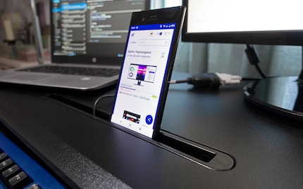Even the smartphone finds its place.