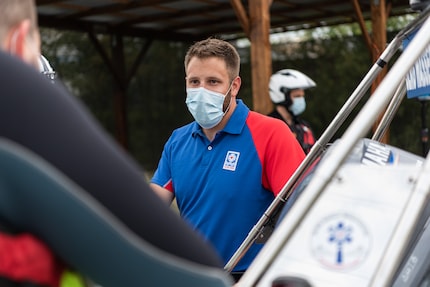 Dario Rodi at the Widnau base