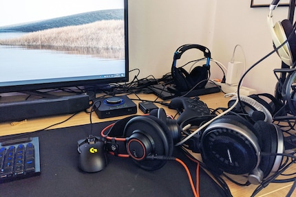 It's not always product reviews that are to blame for a cluttered workspace.