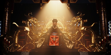Yes, that's Jet Li as the Emperor of China.