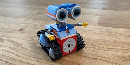 After an hour of assembly, My first Robot was up and running.