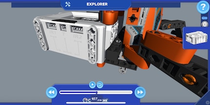 3D and animated: this is how the app visualises the manual.