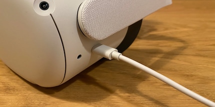 The only cable you need for the VR headset is this charging cable.
