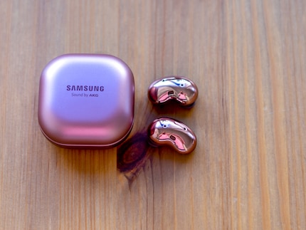 The Buds Live and the little box they come in are both small. In fact, the box even fits into the pocket on a pair of women's jeans.