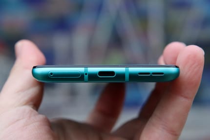 The USB-C port is the only port on the 8T.