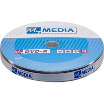 MyMedia 1x10 DVD-R 4,7GB 16x Speed matt silver Wrap (10 x)