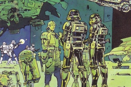 The first Dark Troopers in the Star Wars story