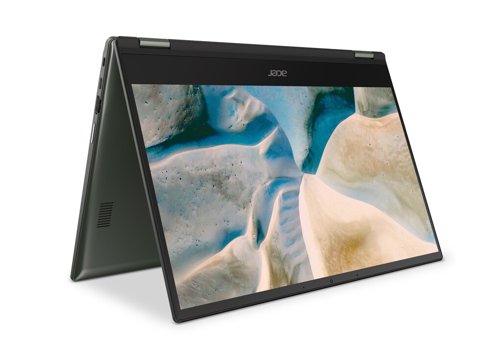 Der Bildschirm des Acer Chromebook Spin 514 lässt sich um 360 Grad drehen.