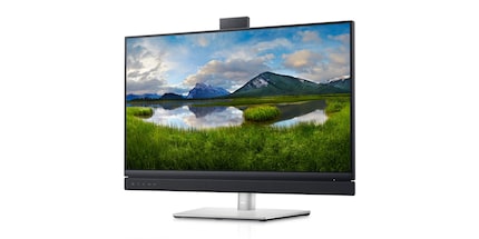 Der 27 Zoll große Dell Video Conferencing Monitor C2722DE