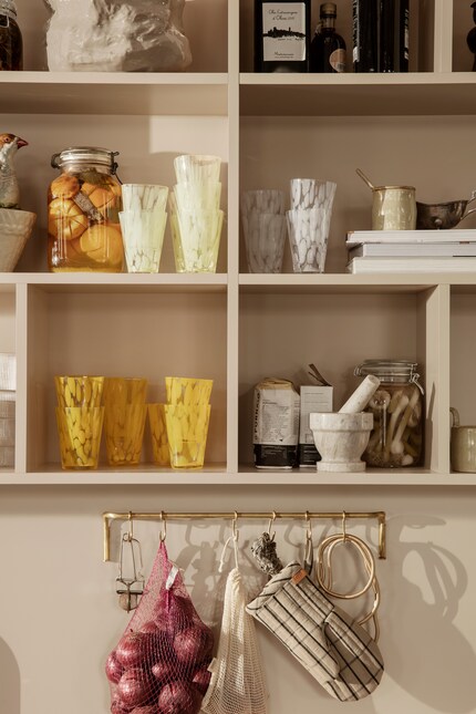 Transparente Aufbewahrungslösungen sind perfekt für Schaulustige. Bild: Ferm Living