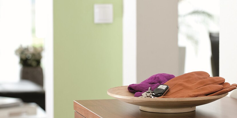 Die Smarthome-Produkte von Devolo steuerst du entweder mit dem Handy oder der Fernbedienung. Bildquelle: Swiss IT Reseller