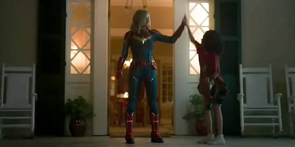 Monica Rambeau, pictured right, played by Akira Akbar