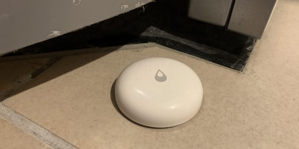 The water detector warns you when there’s water somewhere it shouldn’t be. Image source: smarthomenow.com