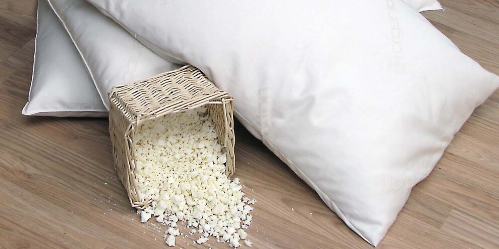 Schaumstoffkissen darfst du nie mit Inhalt waschen. Bildquelle: Organic Lifestyle