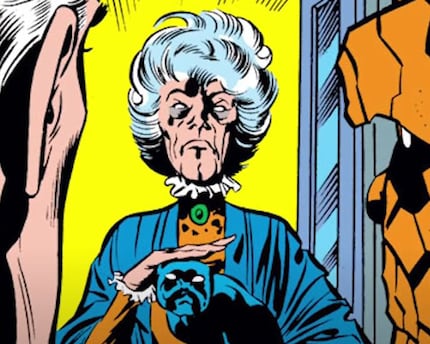 Agatha Harkness, in den Comics ist sie «etwas» älter als Schauspielerin Kathryn Hahn.