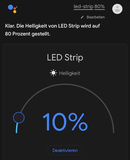 «Klar, mache ich!» Dann passiert nichts. Der Google Assistant ist in Verbindung mit WiZ manchmal beängstigend menschlich.