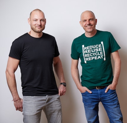 Stephan Meyer (links) und Ruedi Nauer sind Inhaber und Köpfe der Dicota AG. Miteigentümer Michael Mühlenbruch fehlt auf dem Foto
