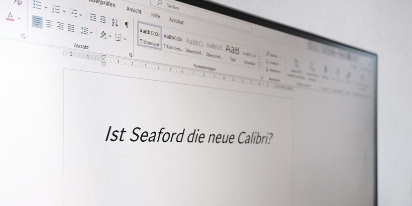 Wird die Schrift einer Schweizerin zur neuen Microsoft-Standardschrift?