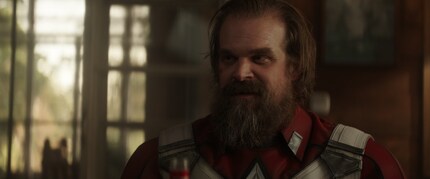 Red Guardian: funny, but not quite in keeping with the rest of the tone.
