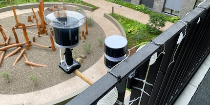 Yeah, mounting the rain gauge is a work in progress.