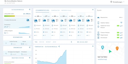 Like the app: the online dashboard also shows me all the data.