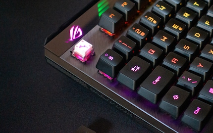 Der ROG RX RED Switch löst optisch aus.