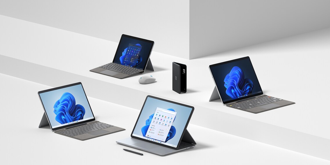 Surface Laptop Studio, Surface Pro 8 und Surface Go 3: Neue Hardware von Microsoft