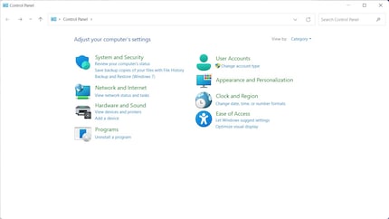 Windows 7 is alive, at least in the Control Panel.