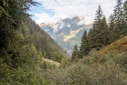 Der Blick ins Tal ist von hier tatsächlich paradiesisch.