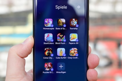 Zu viele App-Vorschläge.