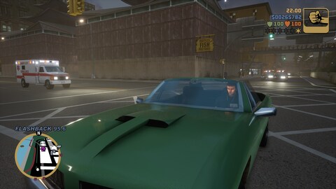 «GTA 3» ist optisch etwas blass.