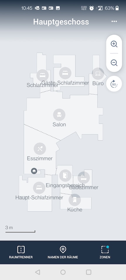 The map of our apartment.