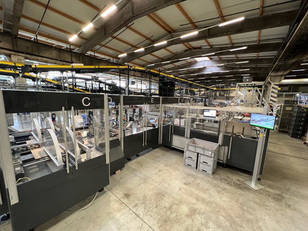 Unsere vierte Verpackungsmaschine im Logistikzentrum Wohlen