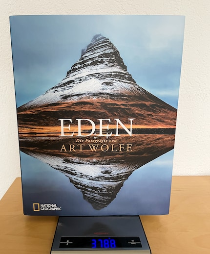 The proof: this brick of a book weighs almost four kilos.