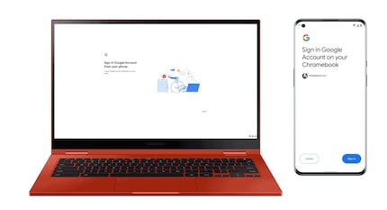 Das neue Chromebook schneller über das Smartphone einrichten.