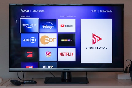 Die wichtigsten Streaming-Dienste und TV-Sender sind dabei. Die Werbung rechts nervt.