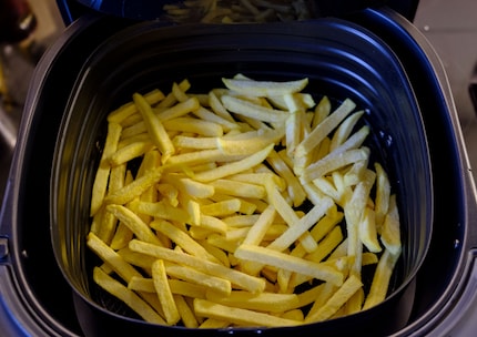 What 400 g of chips looks like. The Airfryer XXL can handle more than three times this amount.