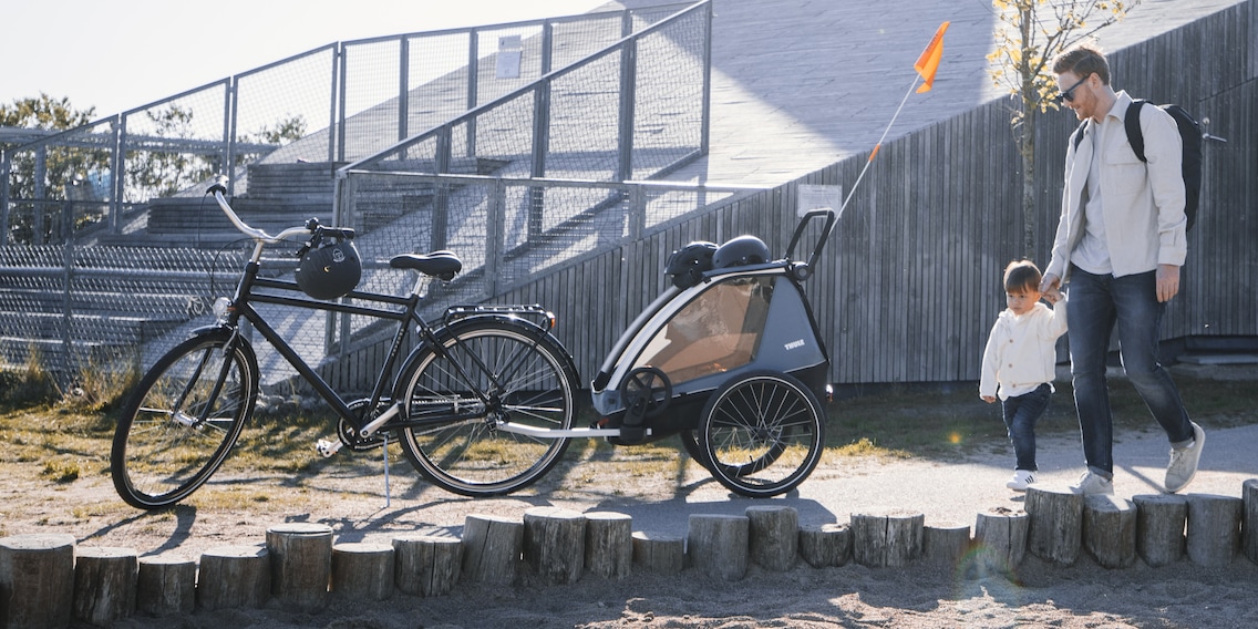 Vom Kinder- zum Lastenanhänger: Thule bringt mit dem Courier ein flexibles Modell auf den Markt