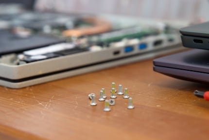 Eleven standard screws.