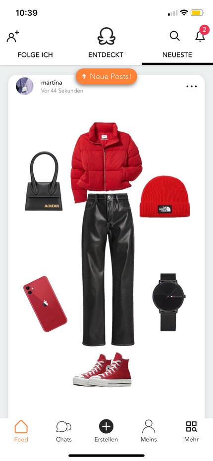 Ein neues Outfit kannst du bis ins kleinste Detail – inklusive farblich passendem iPhone – planen. Bilder: Screenshots Combyne