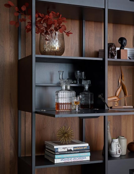 Dimensions: 123 × 45 × 220 cm | Material: iron, beech | Image: BePureHome