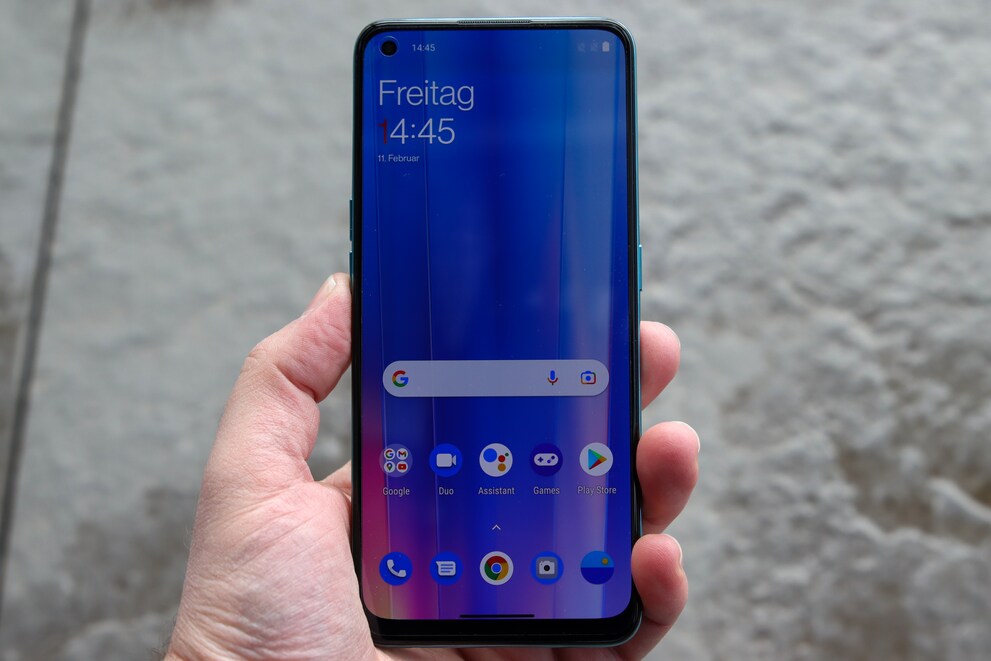 Handliches Smartphone.