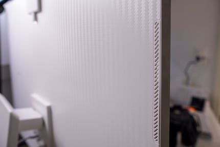 The speakers are located on the back.