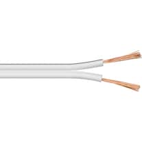 Goobay Speaker cable white CCA (50 m, 1.50 mm²)