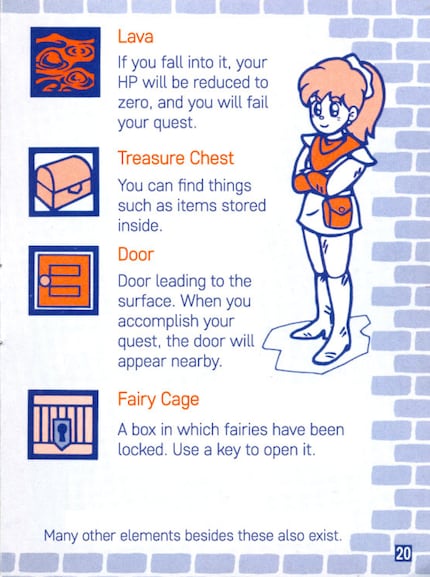 Images: Cave Noire manual, Konami