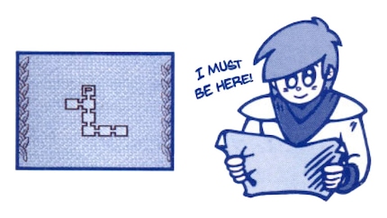 Image: Cave Noire manual, Konami