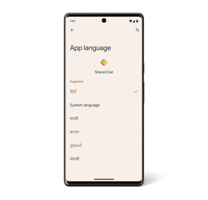 Sprache für jede App einzeln festlegen.