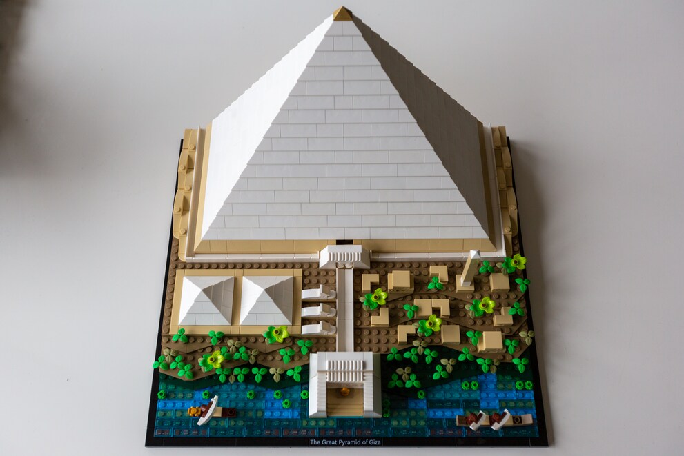 Auch aus der Vogelperspektive sieht die Pyramide toll aus.