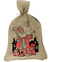 Sinterklaaszak jute (Gift bag)