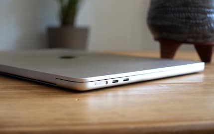 The MagSafe power connector is back.